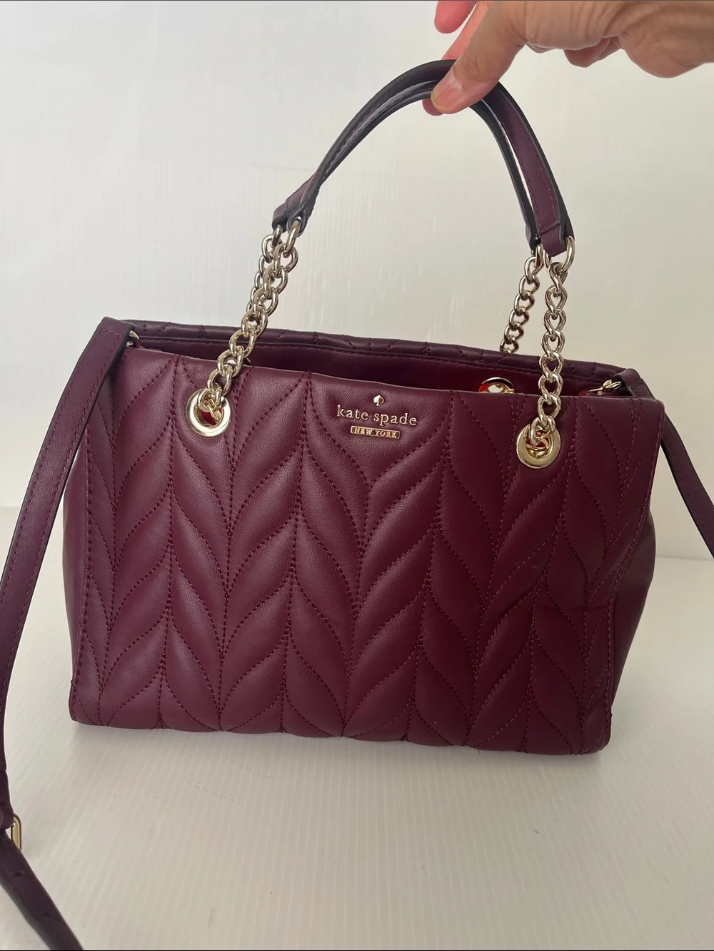 Kate Spade Briar Lane Quilted Meena/Mina Satchel Bag